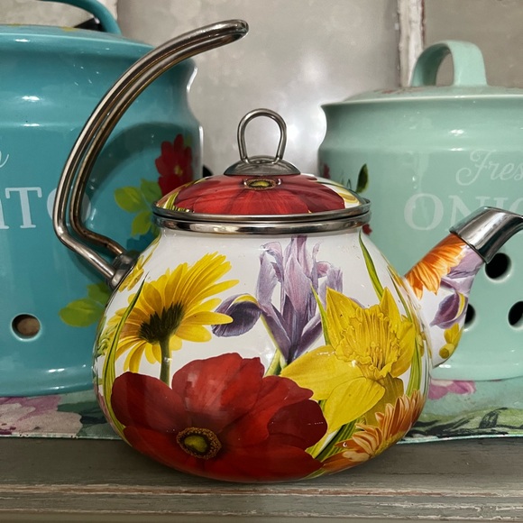 The Pioneer Woman Other - The Pioneer Woman Multicolor Floral Teapot